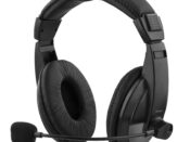 Cuffia Deltaco USB con Microfono