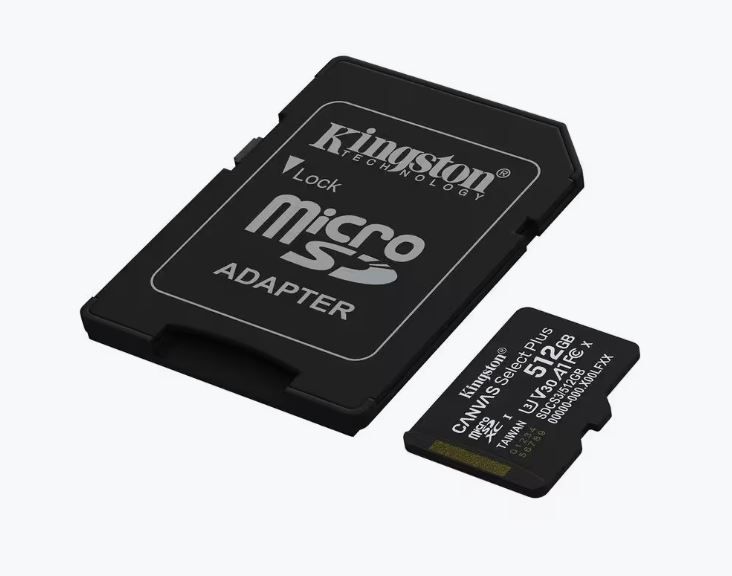 Micro SD Kingston 512Gb CL10 150MB/s - immagine 2