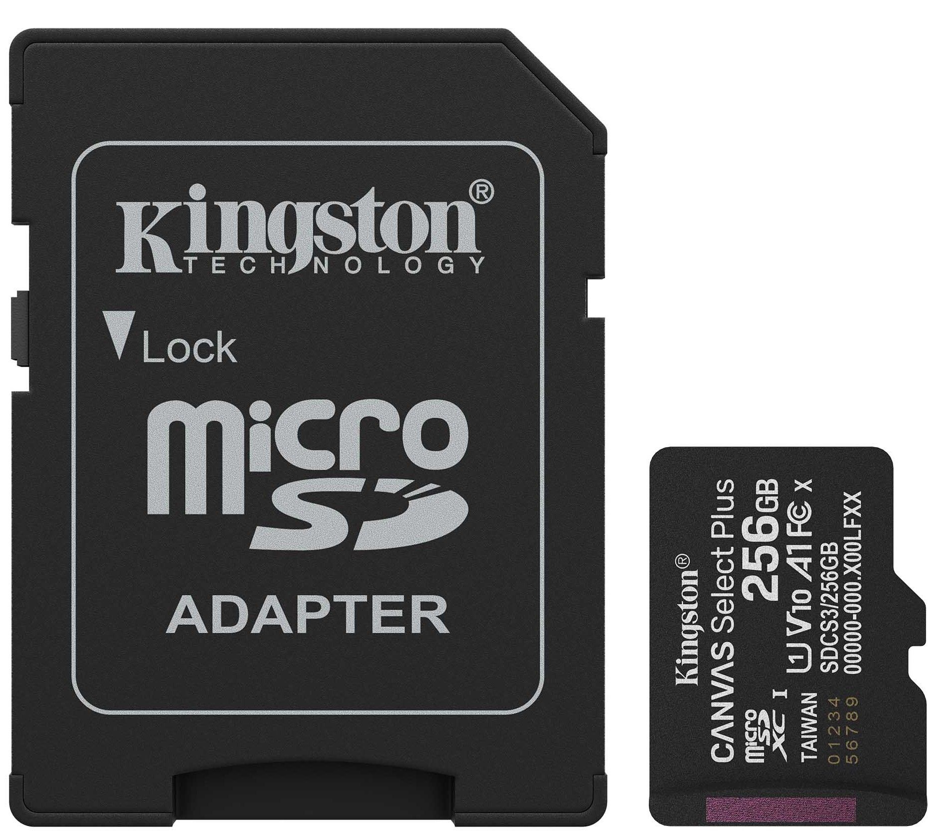 Micro SD Kingston 256Gb CL10 150MB/s - immagine 2
