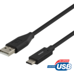 Cavo Deltaco Type C a USB 2.0 M.1Mt