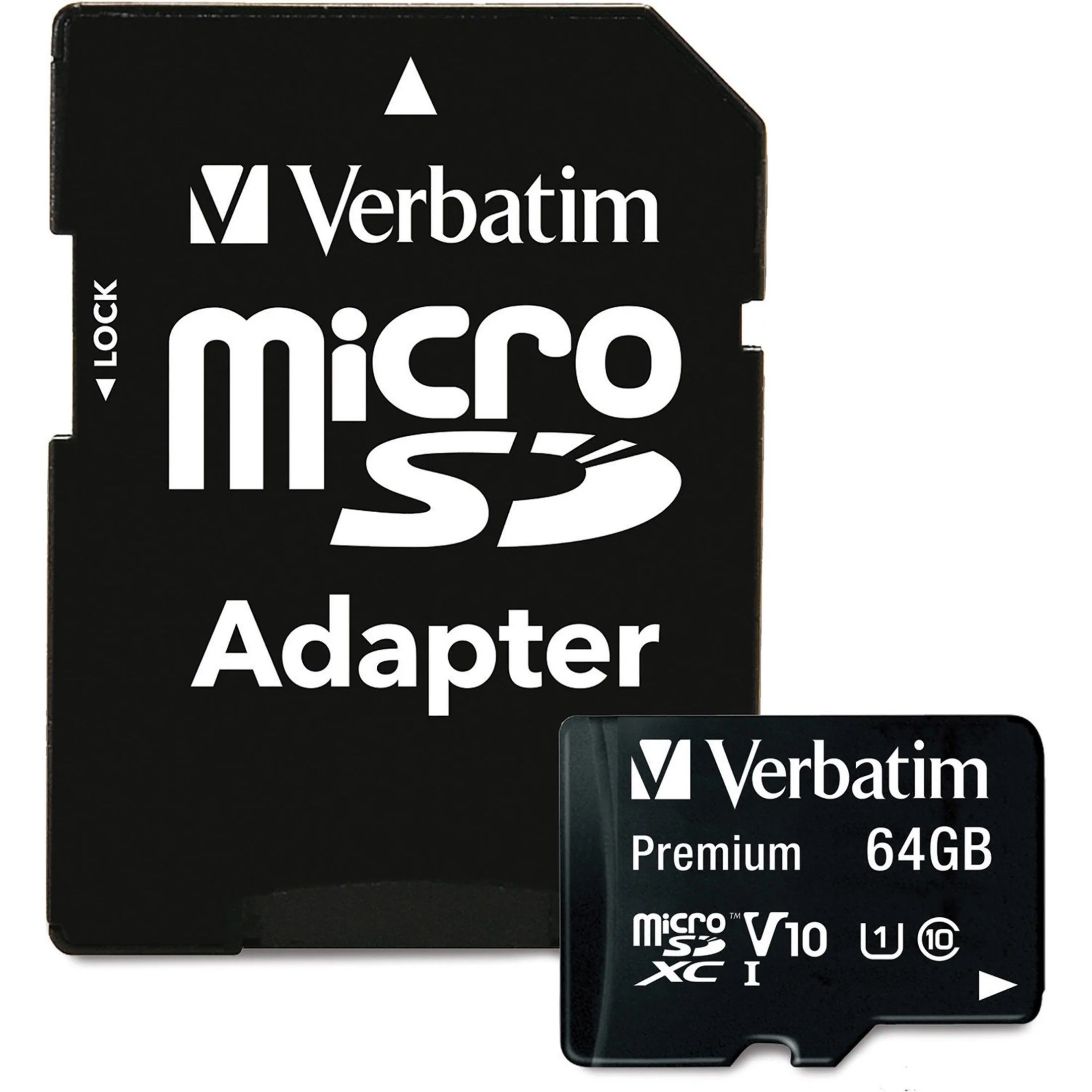 Micro SDXC Verbatim 64 GB CL10 con Adatt - immagine 2