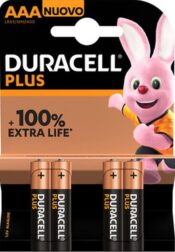 Batteria Duracell AAA 1.5V Blister 4Pz