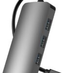 Multiporta Type C a USB-A/USB-C PD/RJ45/HDMI