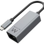 Adattatore Ewent Type C a Lan Gigabit.