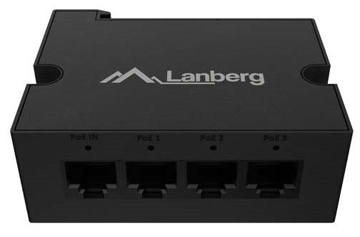 Extender POE Switch da 1 a 3 Porte 30W Fast Ethernet