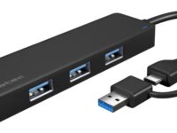 HUB USB/USB-C 3.0 a 4 porte MAYFLY