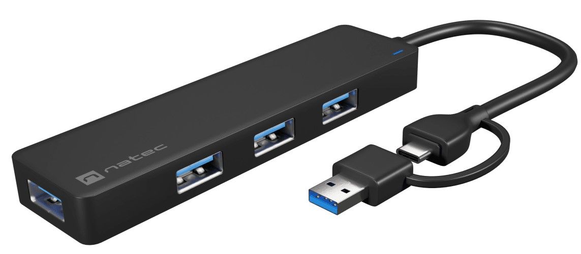 HUB USB/USB-C 3.0 a 4 porte MAYFLY
