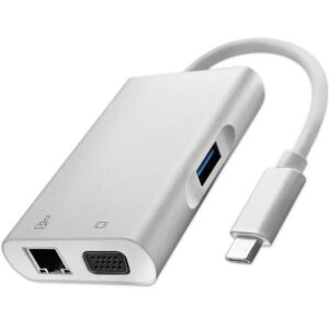 Multiporta Type-C USB-A/VGA/RJ45/USB-C PD