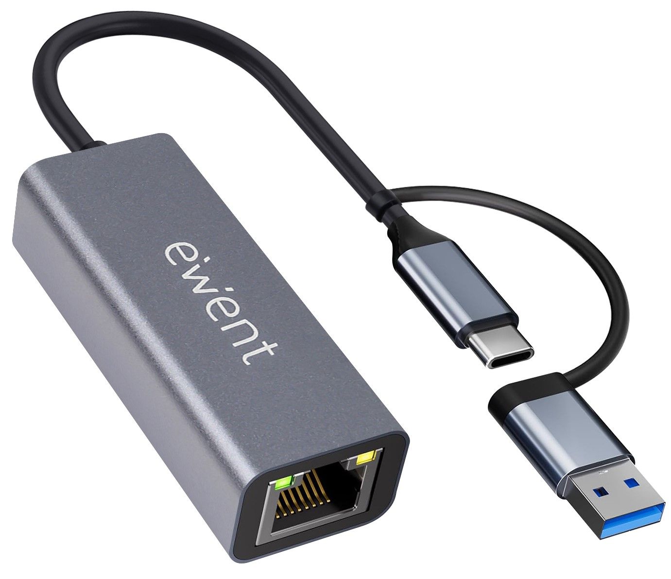 Adattatore Usb-A/Usb-C Ewent a Lan Gigabit