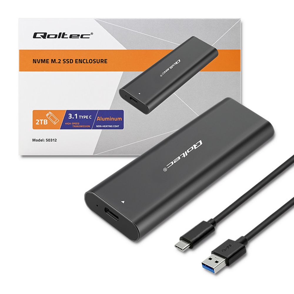 Box M.2 Nvme-Sata USB-C 3.1 - immagine 2