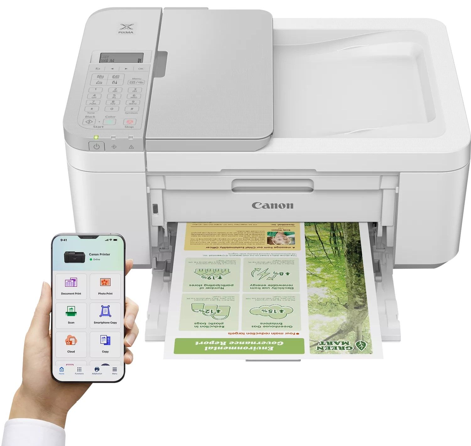 Stampante Multif.Canon InkJet TR4756I Color - immagine 2