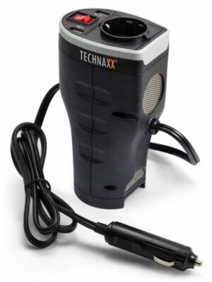 Inverter da auto 5V 2xUSB/12V 1xSchuko