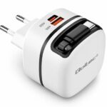 Caricatore Qoltec 1xType C/1xUSB-A 65W + Cavo Type C