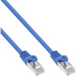 Cavo di rete Cat.5e F/UTP da 0,30Mt Blu