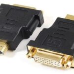 Adattatore HDMI Maschio a DVI-D 24+1 Femm.