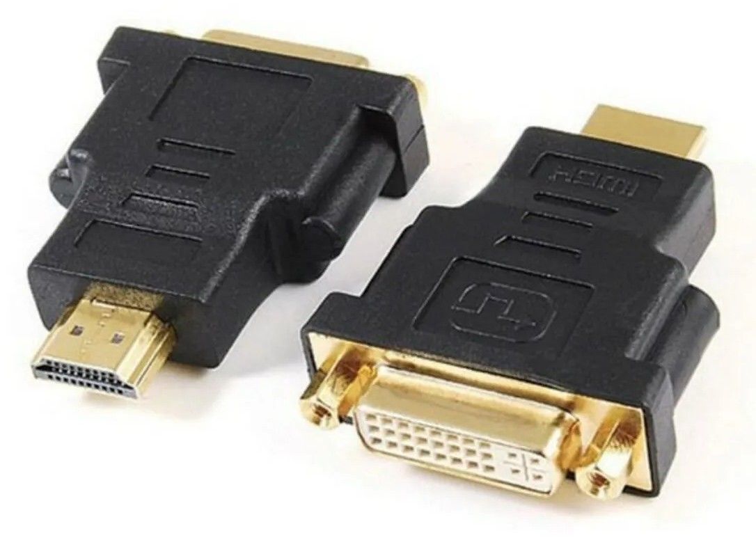 Adattatore HDMI Maschio a DVI-D 24+1 Femm.