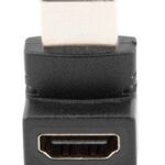 Adattatore HDMI Maschio ad HDMI  Fem. a 90°