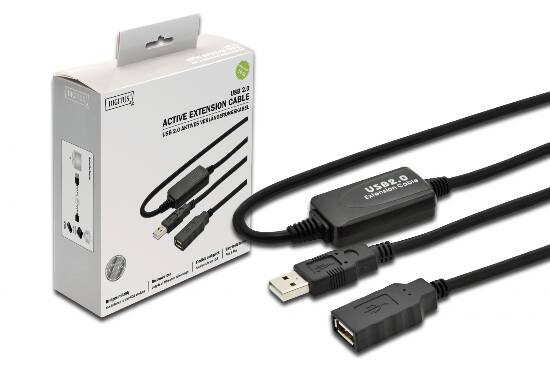 Cavo Amplificatore USB 2.0 M / F da 10Mt