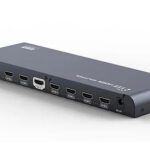 Splitter HDMI, da 1 a  8, 4K, HDCP, nero