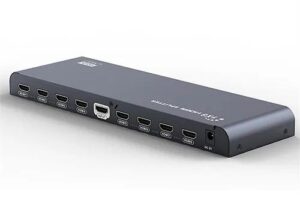 Splitter HDMI, da 1 a  8, 4K, HDCP, nero