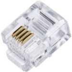 Plug Telefonico 6 posizioni 4 contatti 100Pz