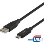 Cavo Deltaco Type C a USB 2.0 M. da 1,5Mt