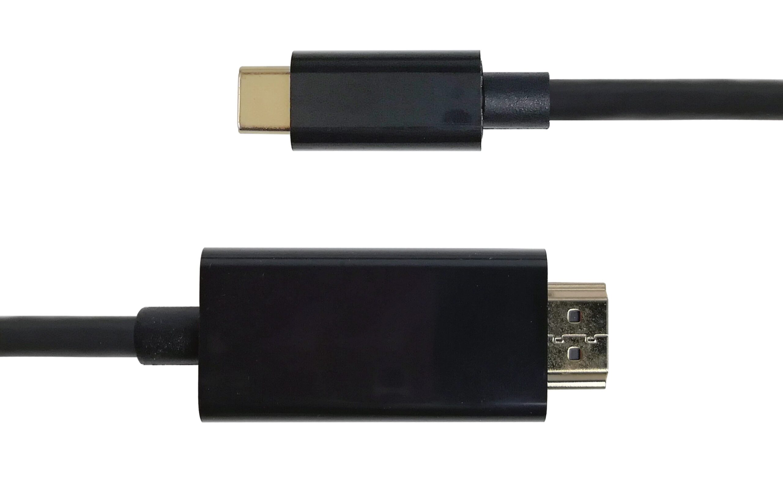 Cavo Deltaco Type C a HDMI 4K da 1Mt - immagine 2