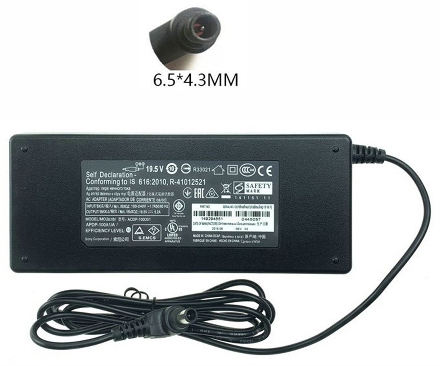 Alimentatore Comp. Sony 19.5V 5.2A 100W