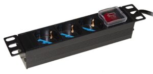 Multipresa Rack 10" 3 Posti univ. con int