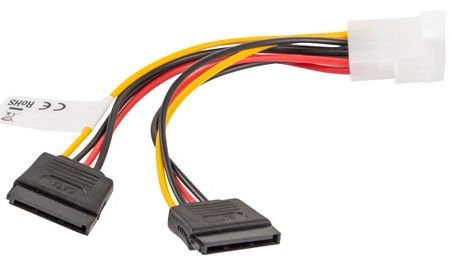 Cavo alim.int.da Molex Maschio a 2 Sata Fem.