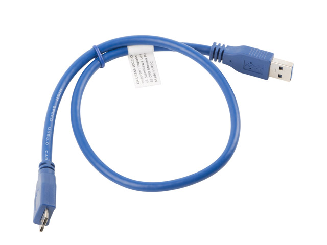 Cavo USB 3.0 Micro B M. a USB A M. 0,50 Mt. - immagine 2