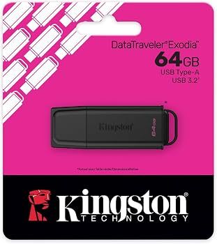 Pen drive Kingston 64GB Exodia USB 3.2