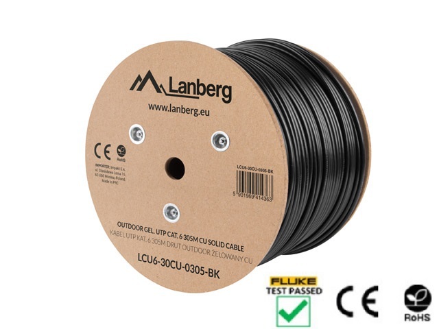 Matassa Cavo Cat.6 UTP esterno rame 305Mt