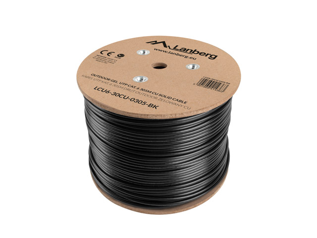 Matassa Cavo Cat.6 UTP esterno rame 305Mt - immagine 2
