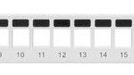 Patch Panel 24 Porte 1U vuoto Grigio.