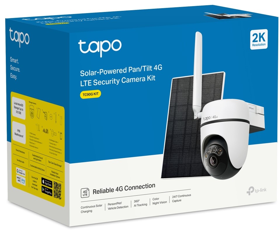 Kit Videocamera 2K 4G LTE motorizzata con pan - immagine 2