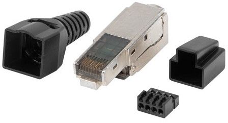 Plug di Rete Cat.6 Schermato Tooless - immagine 2