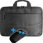 Borsa Notebook 13"/14"+ Mouse Wifi Nera