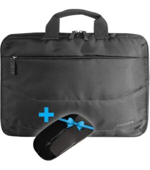 Borsa Notebook 13"/14"+ Mouse Wifi Nera
