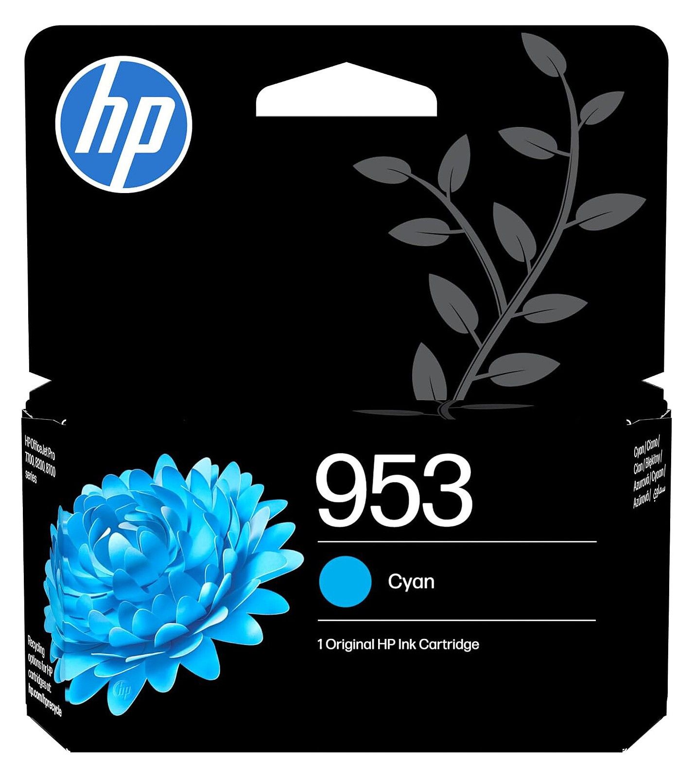 HP Cartuccia Originale N.953 Ciano
