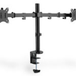 Supporto da scrivania per 2 monitor 17" a 32"
